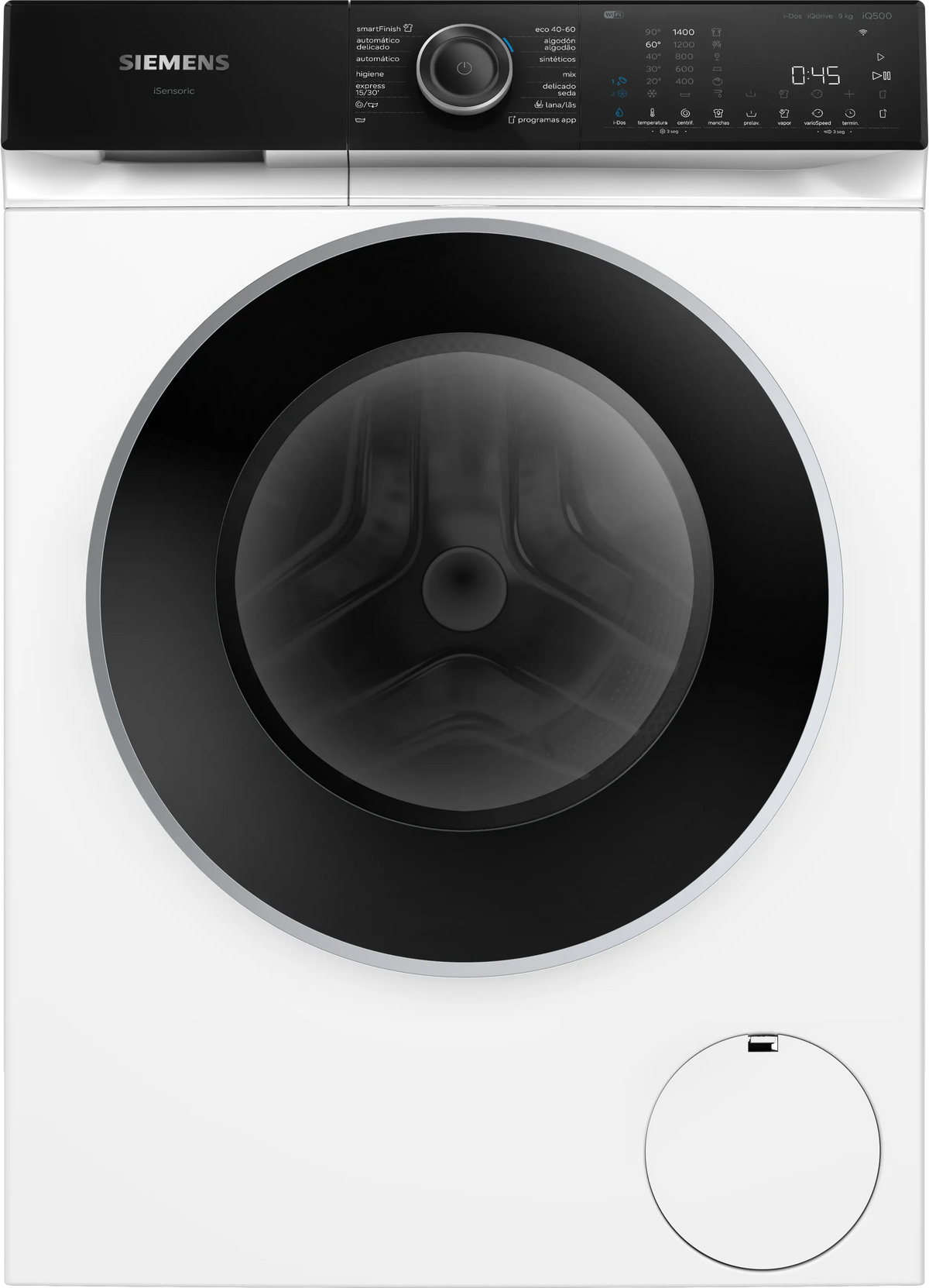 iQ500 Lavadora de carga frontal 9 kg máx. 1400 rpm